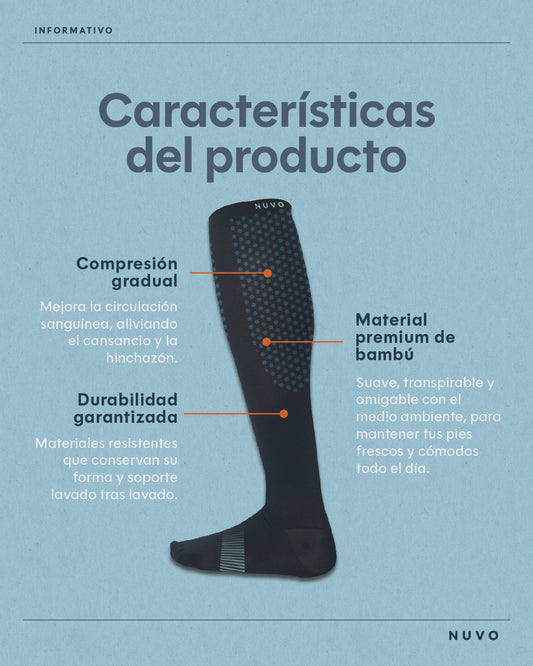 Calcetines de Compresión - 1 Par